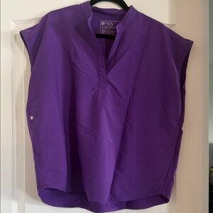 FIGS Purple Rafaela size large scrub top